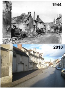 Grande Rue - Chambois, France - Then and Now