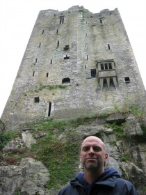 Ready to climb Blarney Castle to the Blarney Stone.